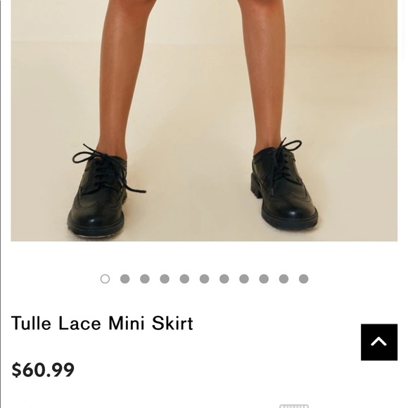 Tulle Lace Mini Skirt NWT size M!! - Picture 7 of 8